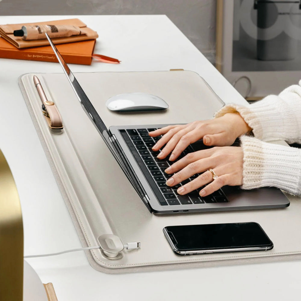 Desk Mat Large - Stone