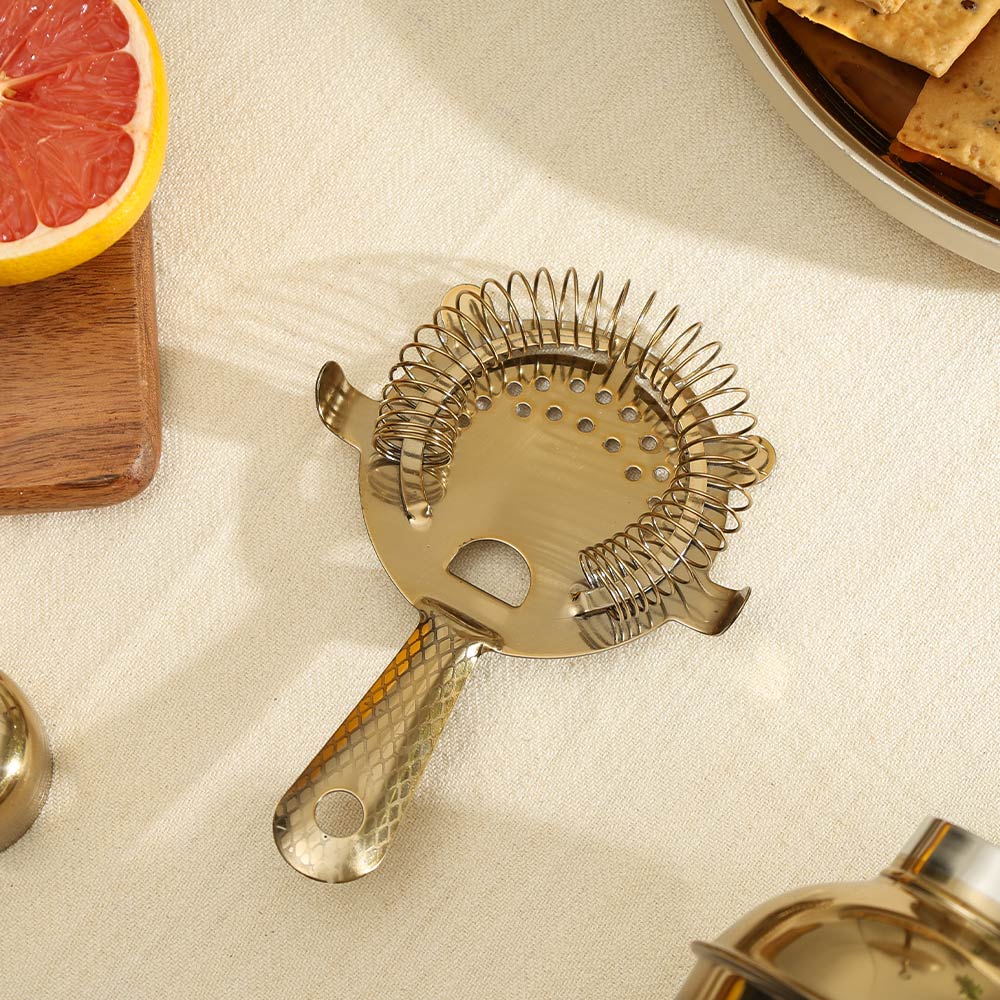 Deus Cocktail Strainer - Gold