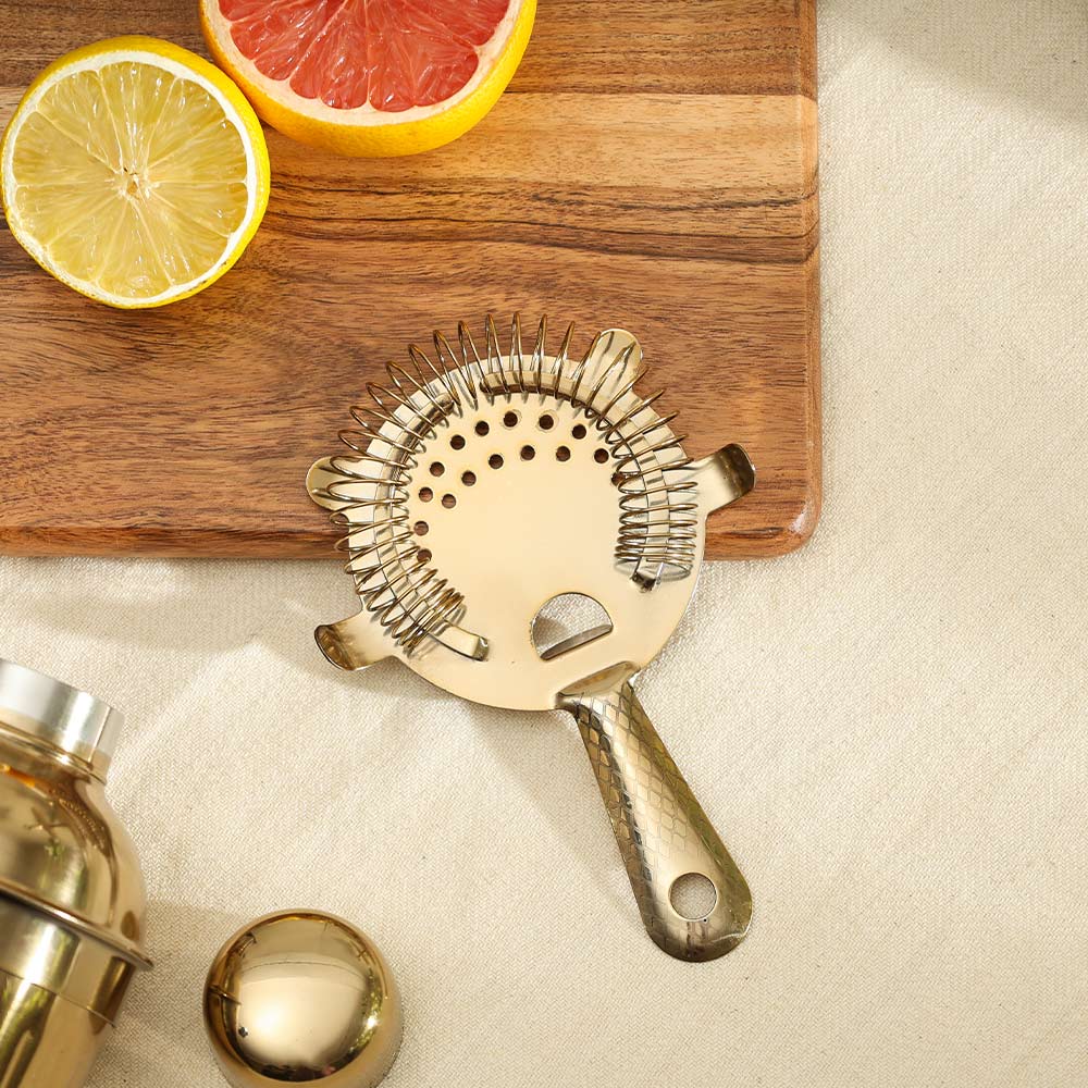 Deus Cocktail Strainer - Gold