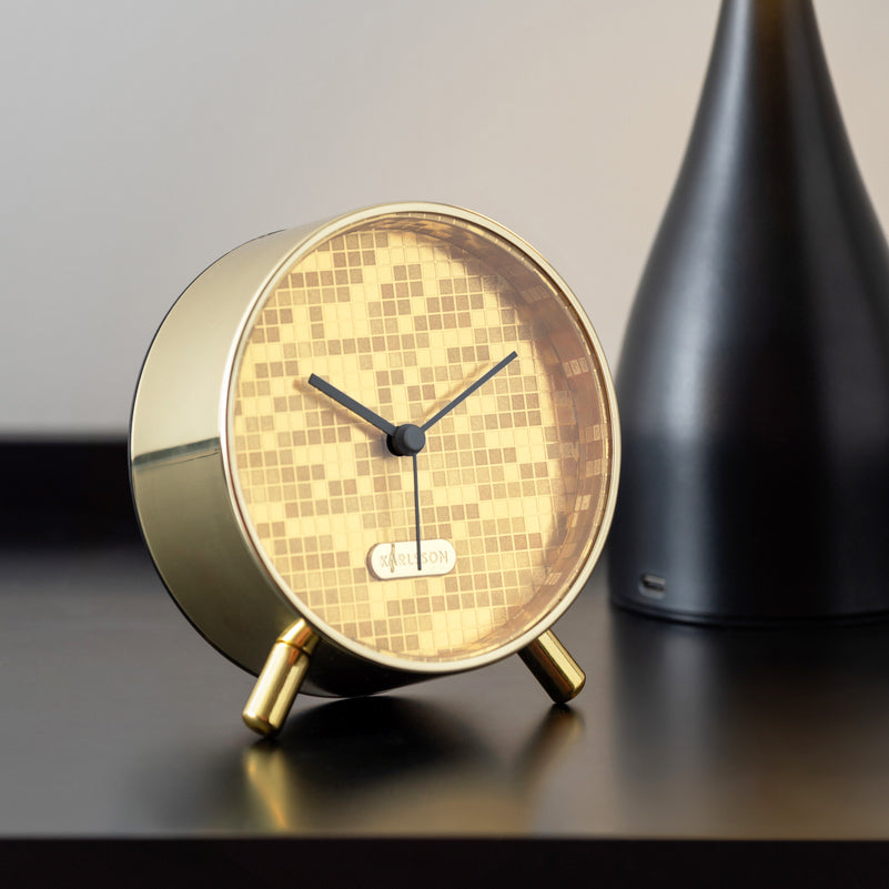 Disco Alarm Clock - Gold