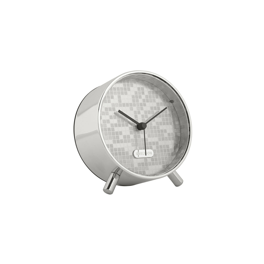 Disco Alarm Clock - Silver