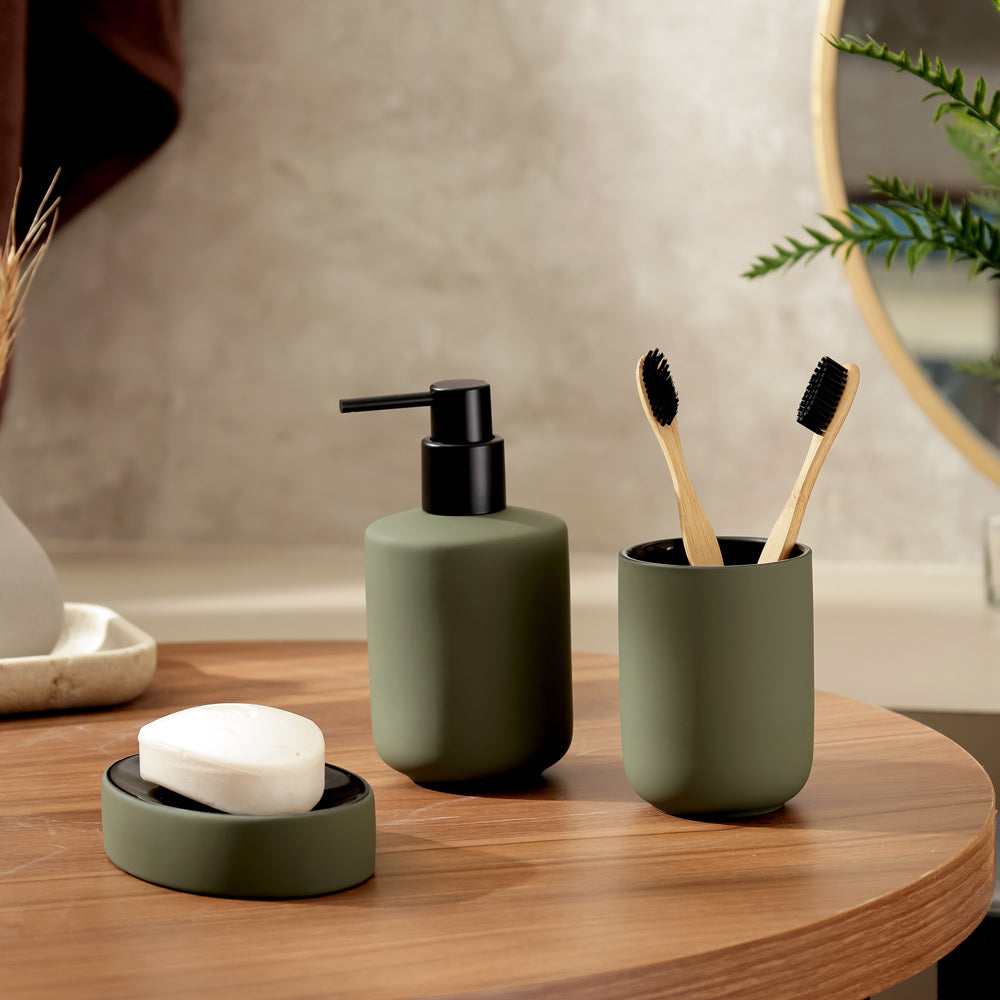 Dita 3-piece Bathroom Set - Pine Green