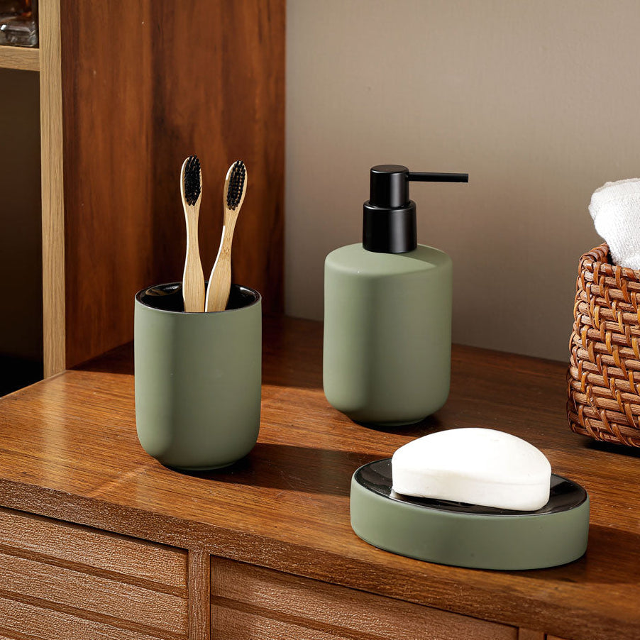 Dita 3-piece Bathroom Set - Pine Green