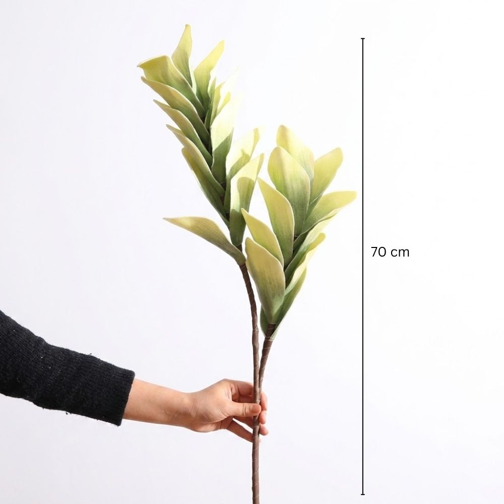 Dollar Leaves Faux Stem - Leaf Green
