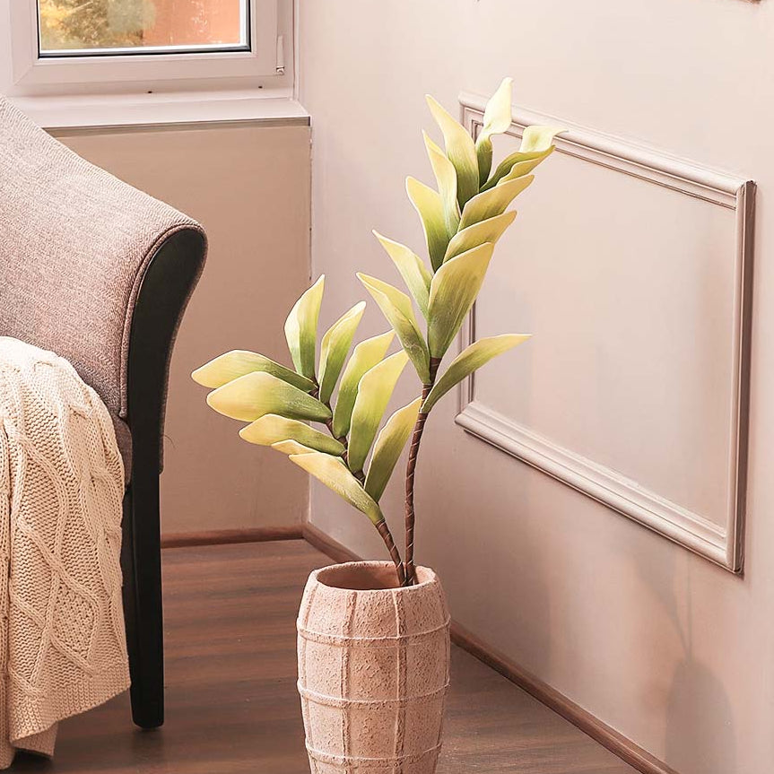 Dollar Leaves Faux Stem - Leaf Green