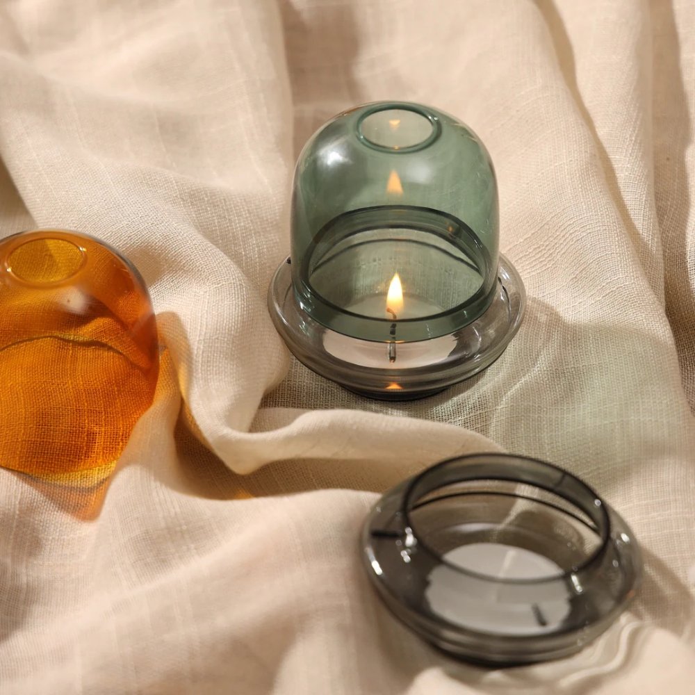 Dome Tealight Holder - Teal