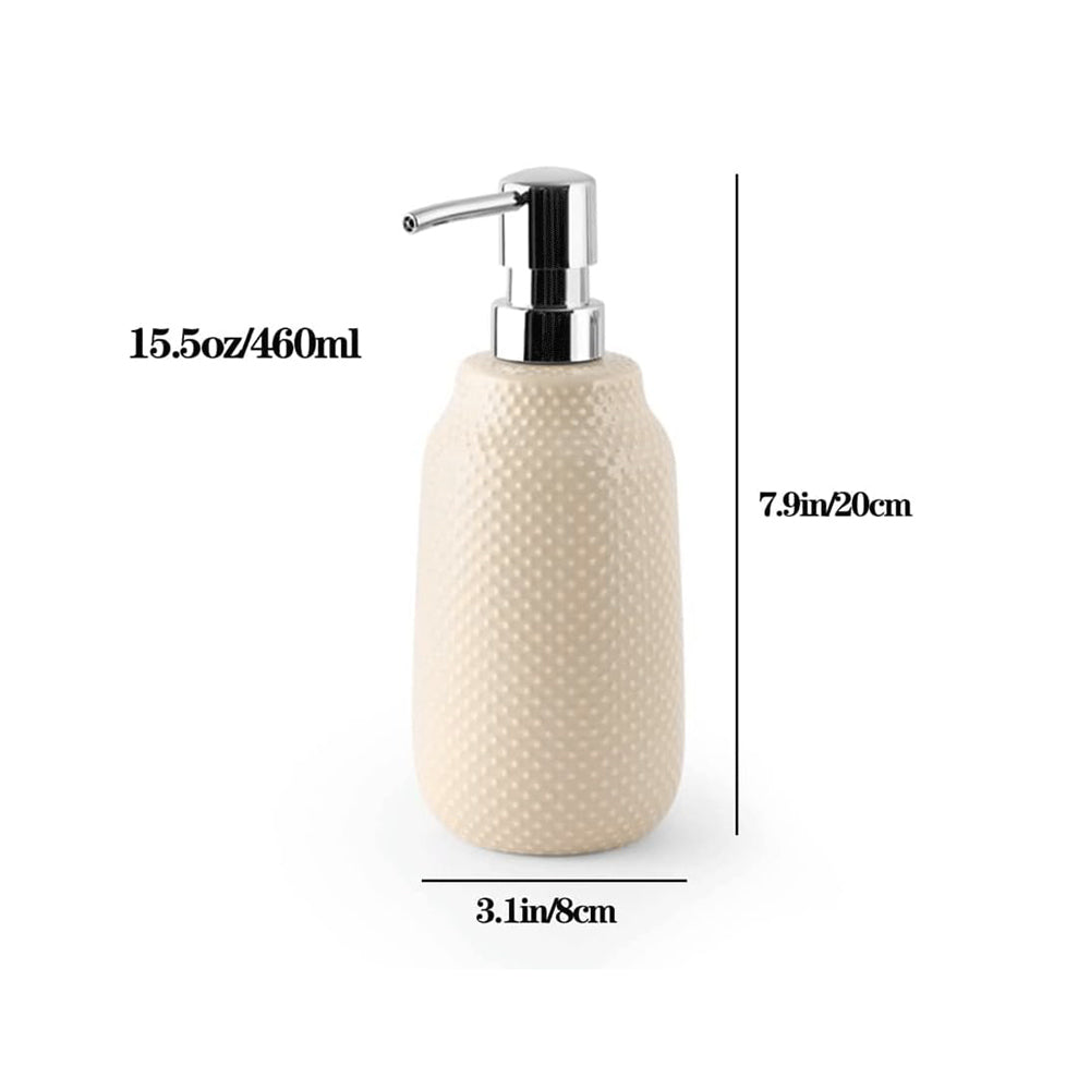 Dotty Soap Dispenser - Beige