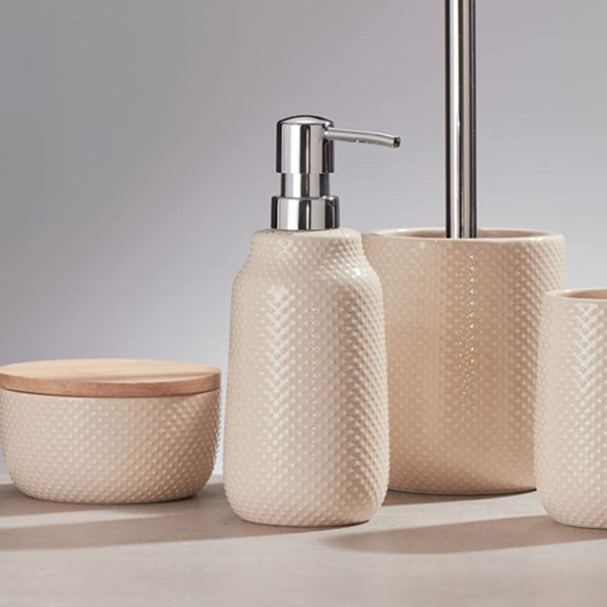 Dotty Soap Dispenser - Beige