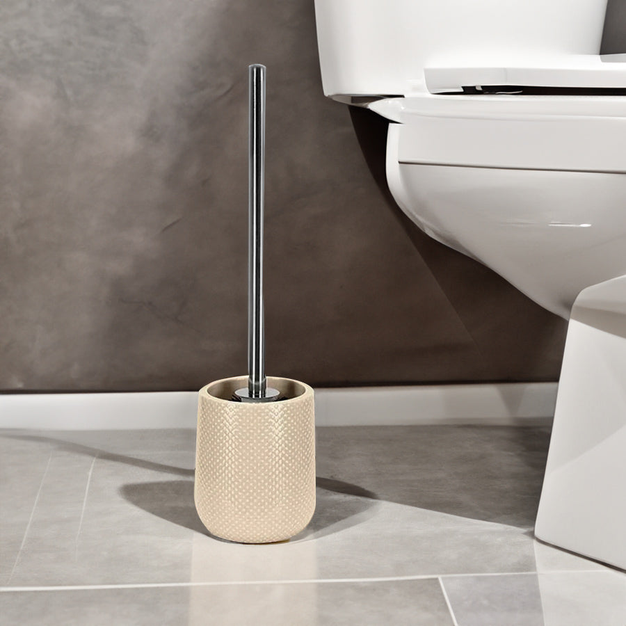 Dotty Toilet Brush - Beige