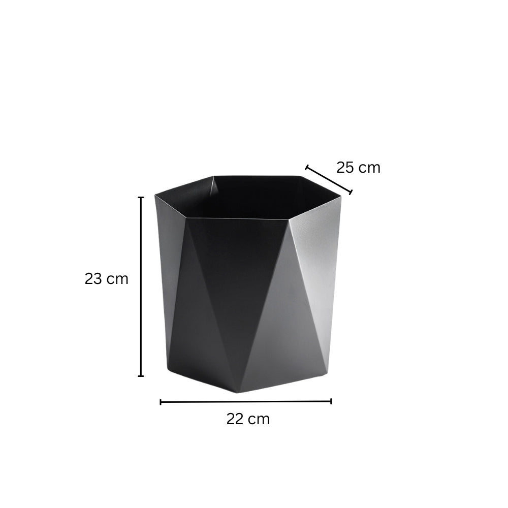 Duke Waste Basket - Black