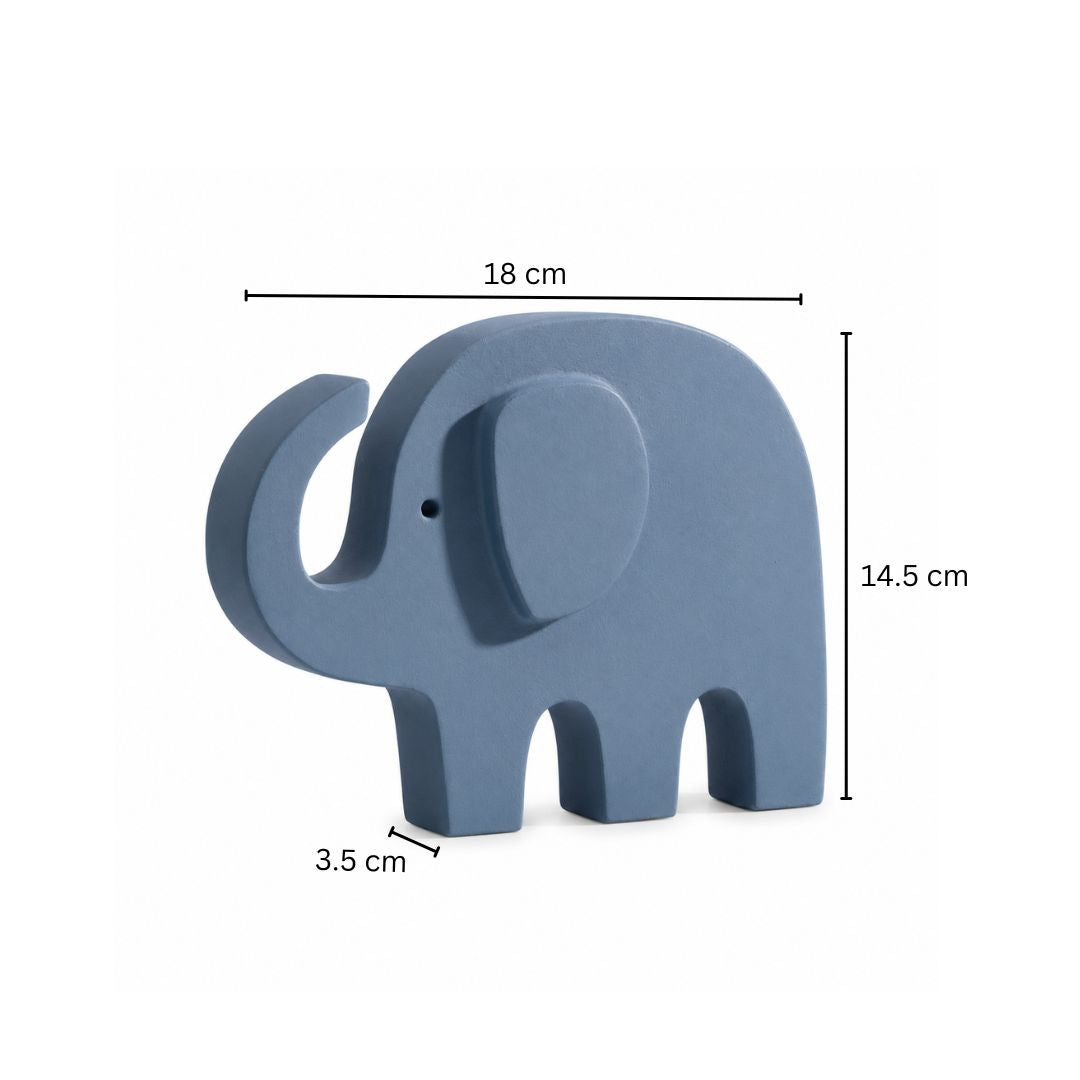 Dumbo Concrete Sculpture - Dark Blue