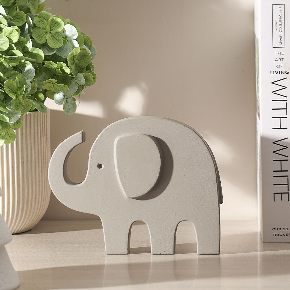 Dumbo Concrete Sculpture - Dark Grey