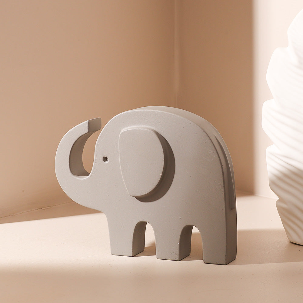 Dumbo Concrete Sculpture - Dark Grey