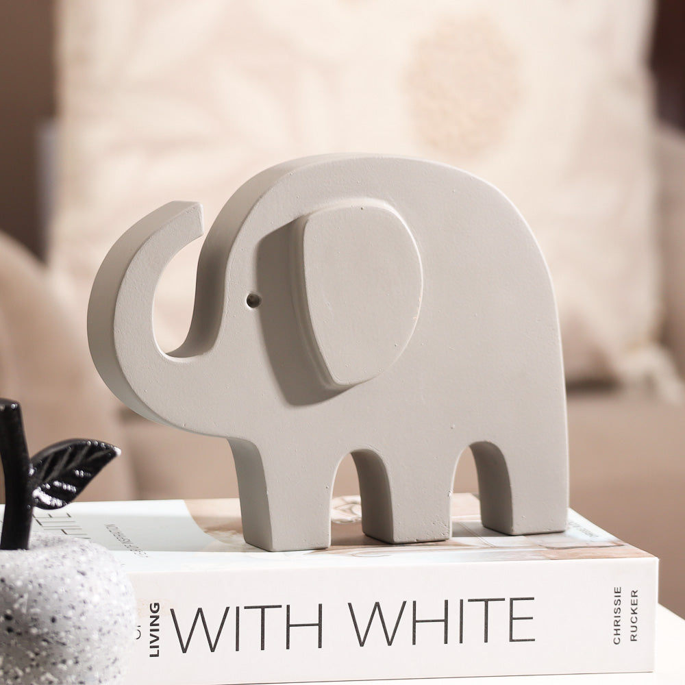 Dumbo Concrete Sculpture - Dark Grey