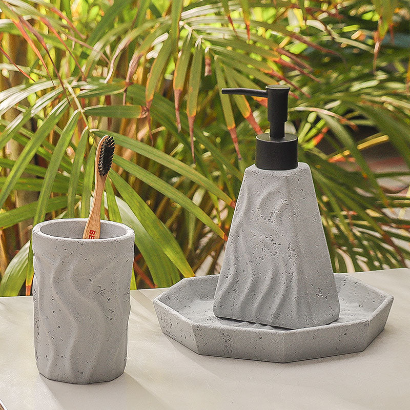 Dune 3-piece Bathroom Set - Slate Grey