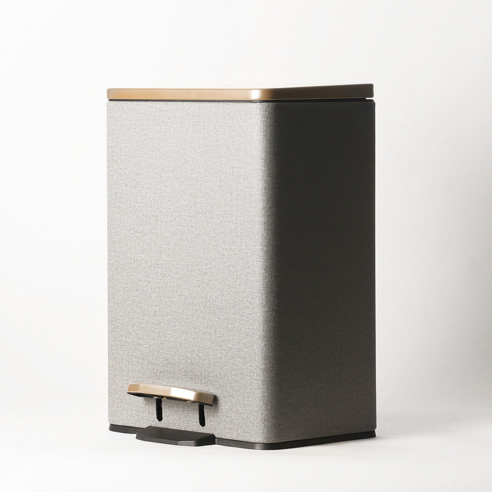 Duos Textured Pedal Bin 12L - Grey