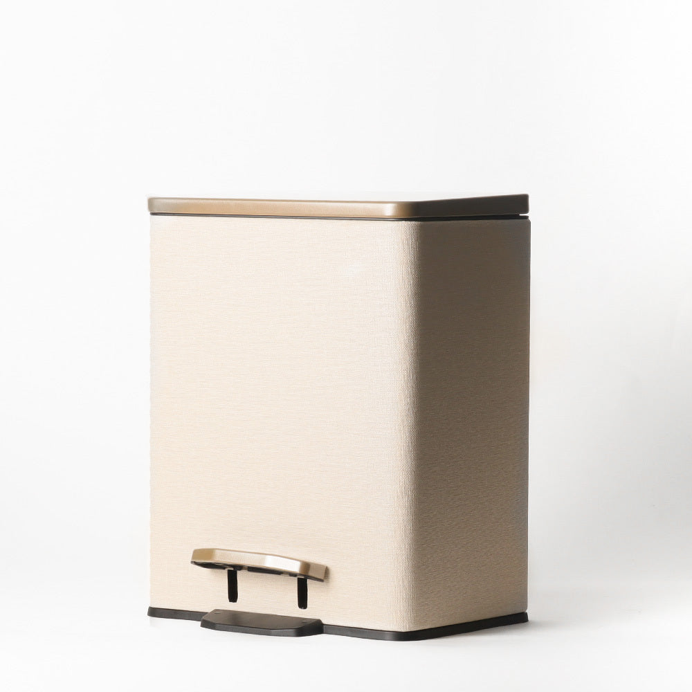 Duos Textured Pedal Bin 9L - Beige