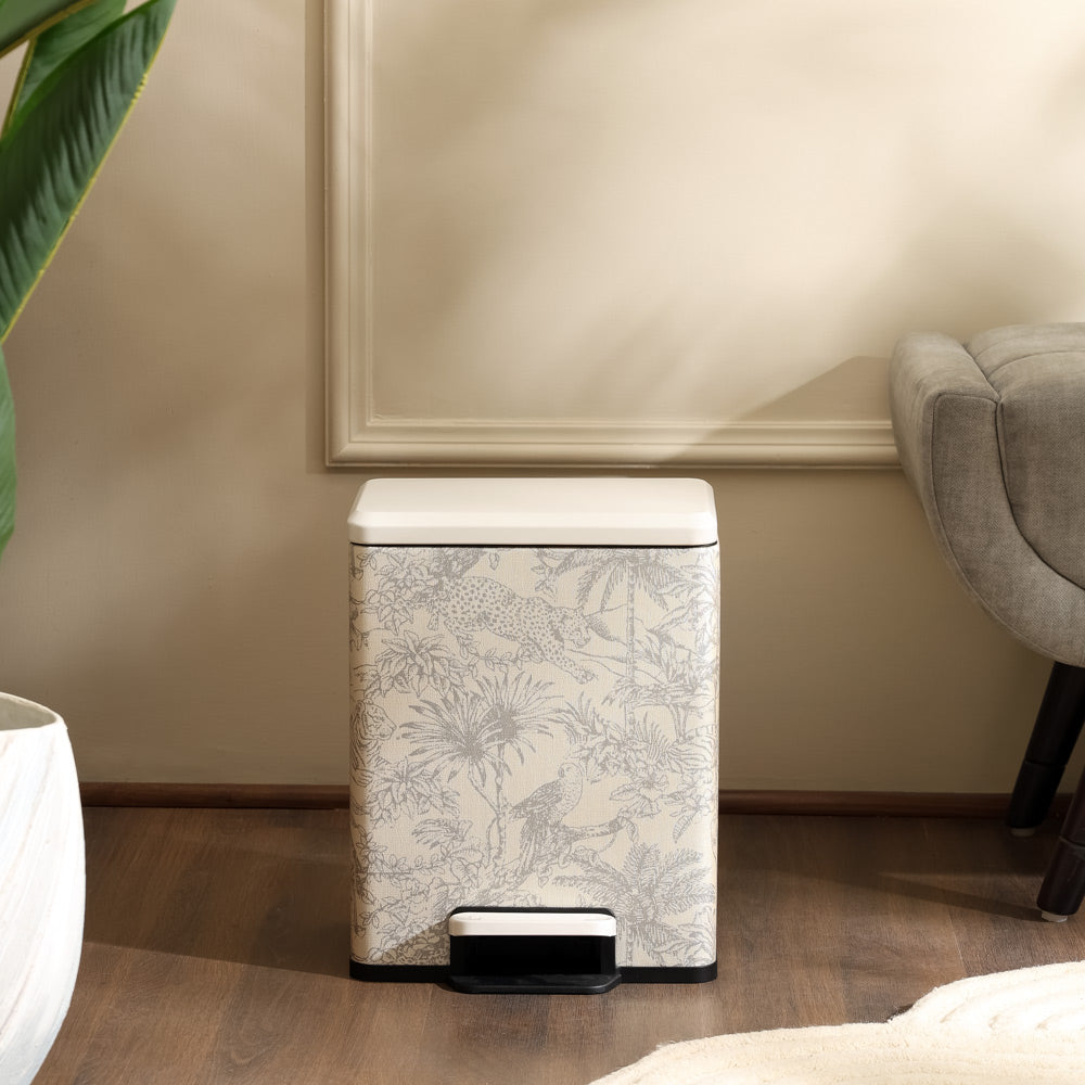 Duos Textured Pedal Bin 9L - Tropical Beige