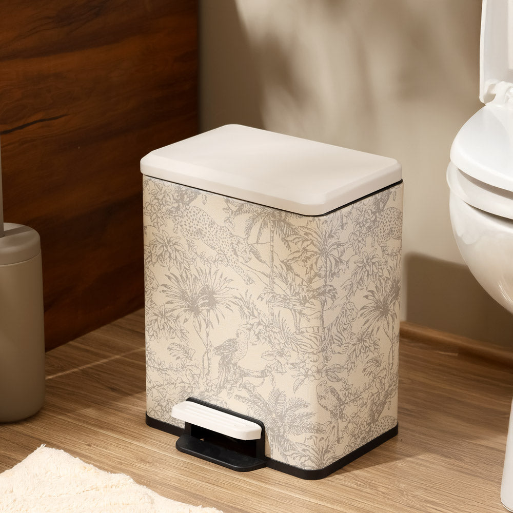 Duos Textured Pedal Bin 9L - Tropical Beige