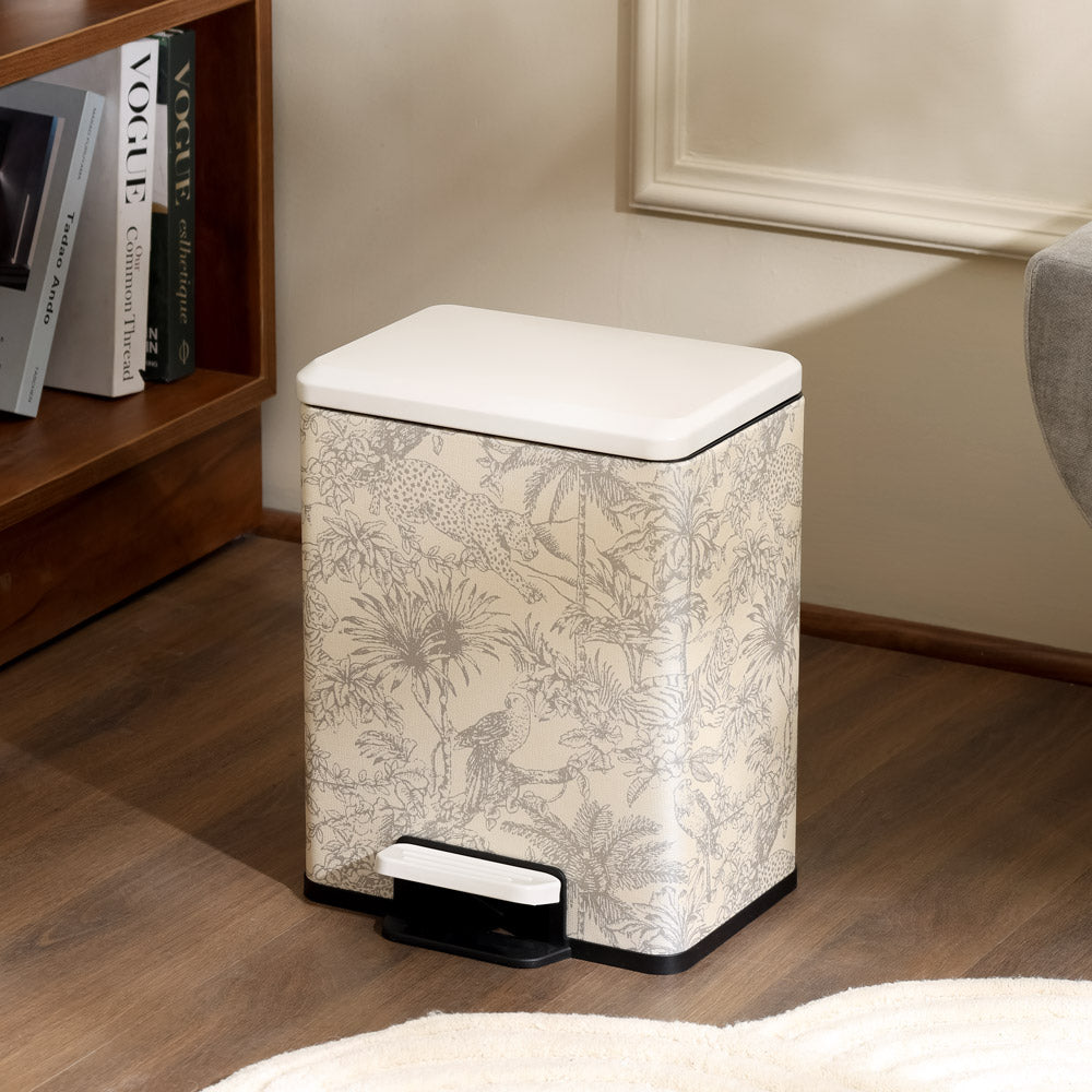 Duos Textured Pedal Bin 9L - Tropical Beige