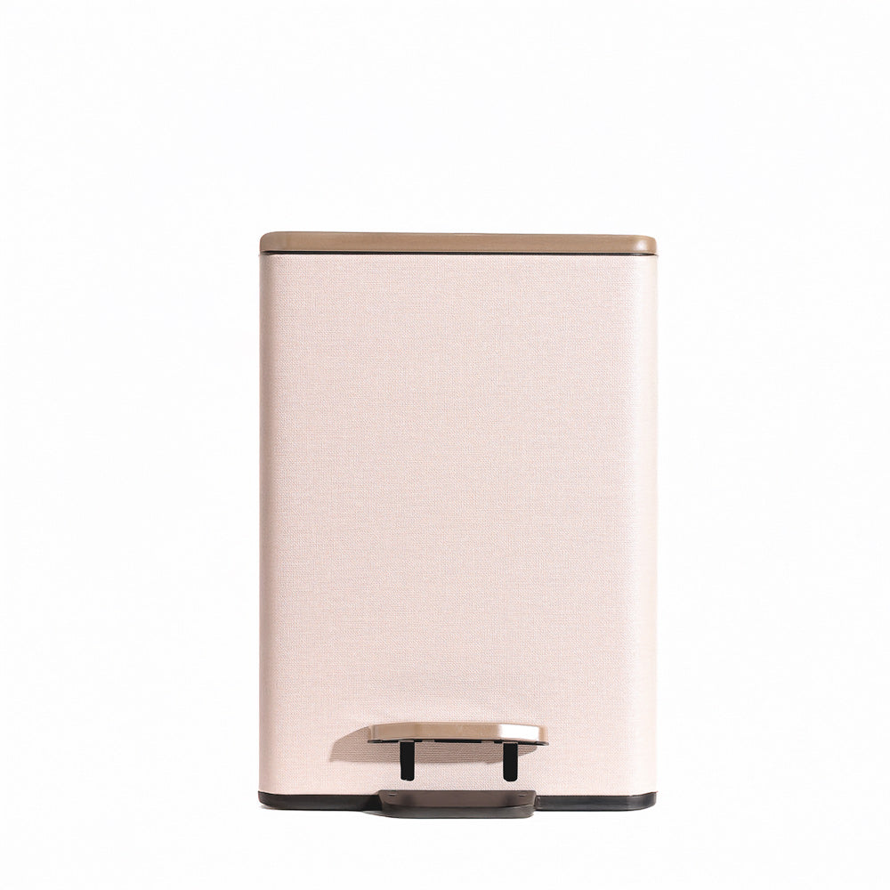 Duos Textured Pedal Bin 12L - Beige