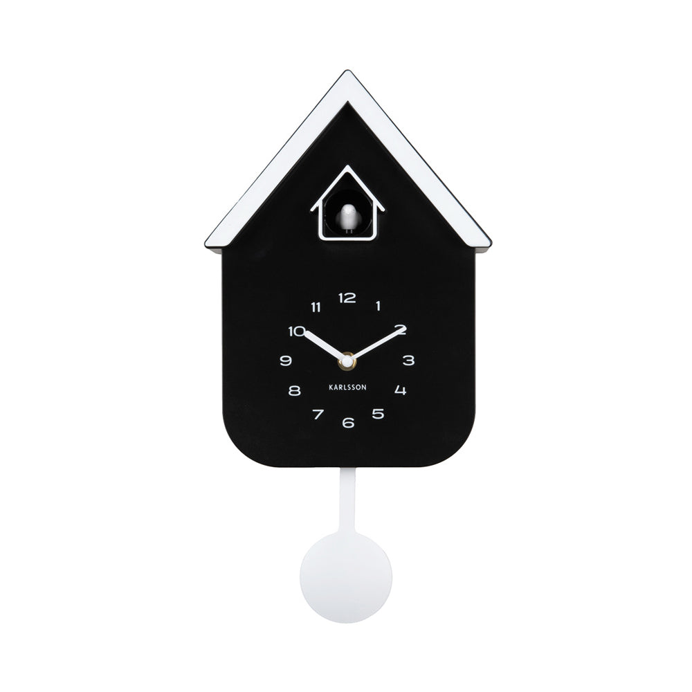 Dupla Cuckoo Pendulum Wall Clock - Black