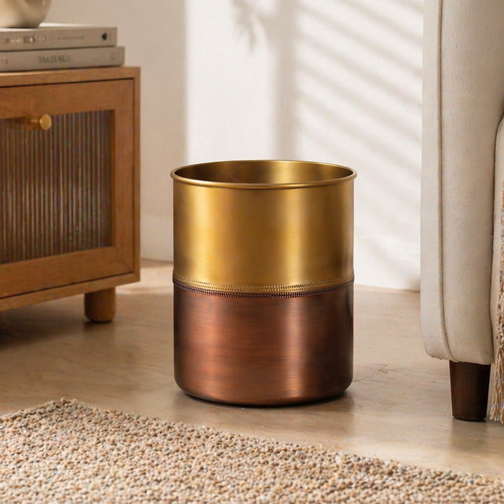 Duplo Waste Bin - Gold Bronze