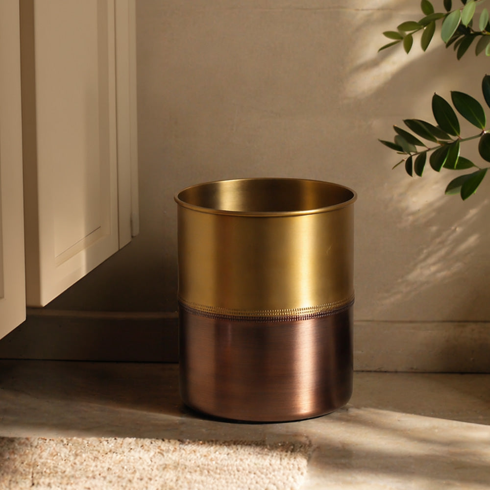 Duplo Waste Bin - Gold Bronze