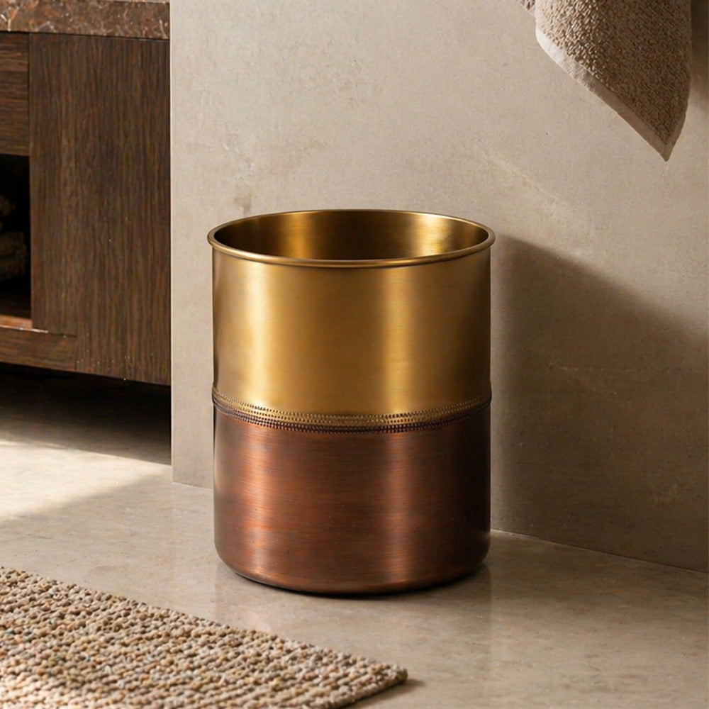 Duplo Waste Bin - Gold Bronze