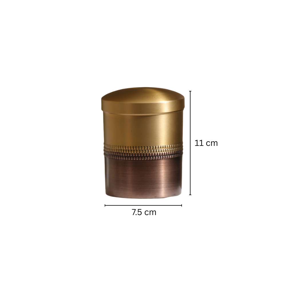 Duplo Storage Jar - Gold Bronze