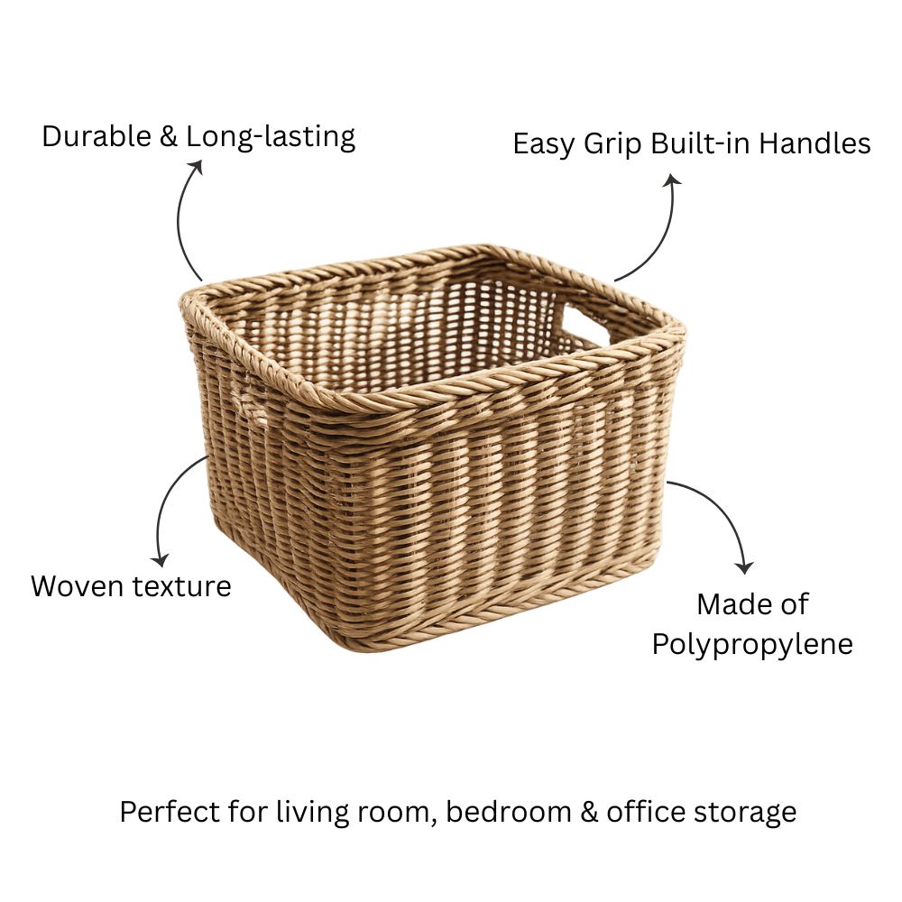 Theo Storage Basket - Khaki