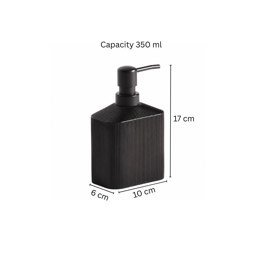Lined Soap Dispenser - Black