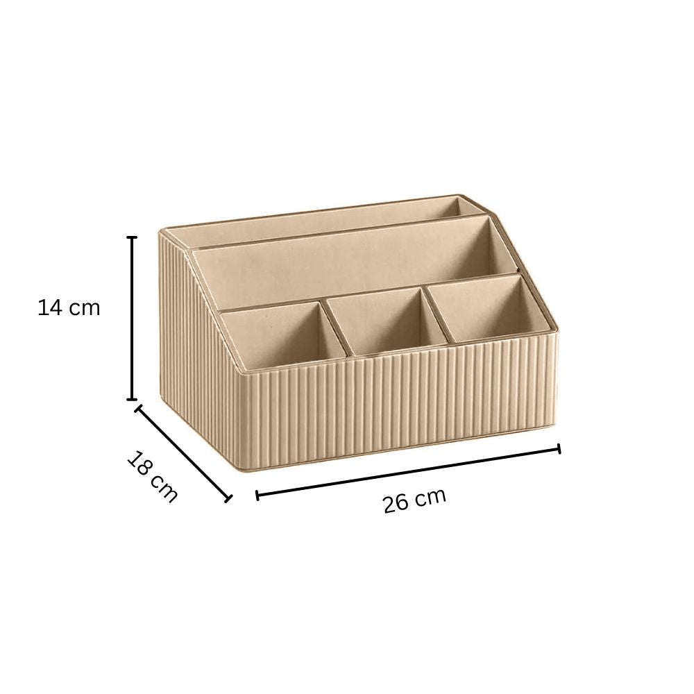 Columns Desk Organiser - Taupe