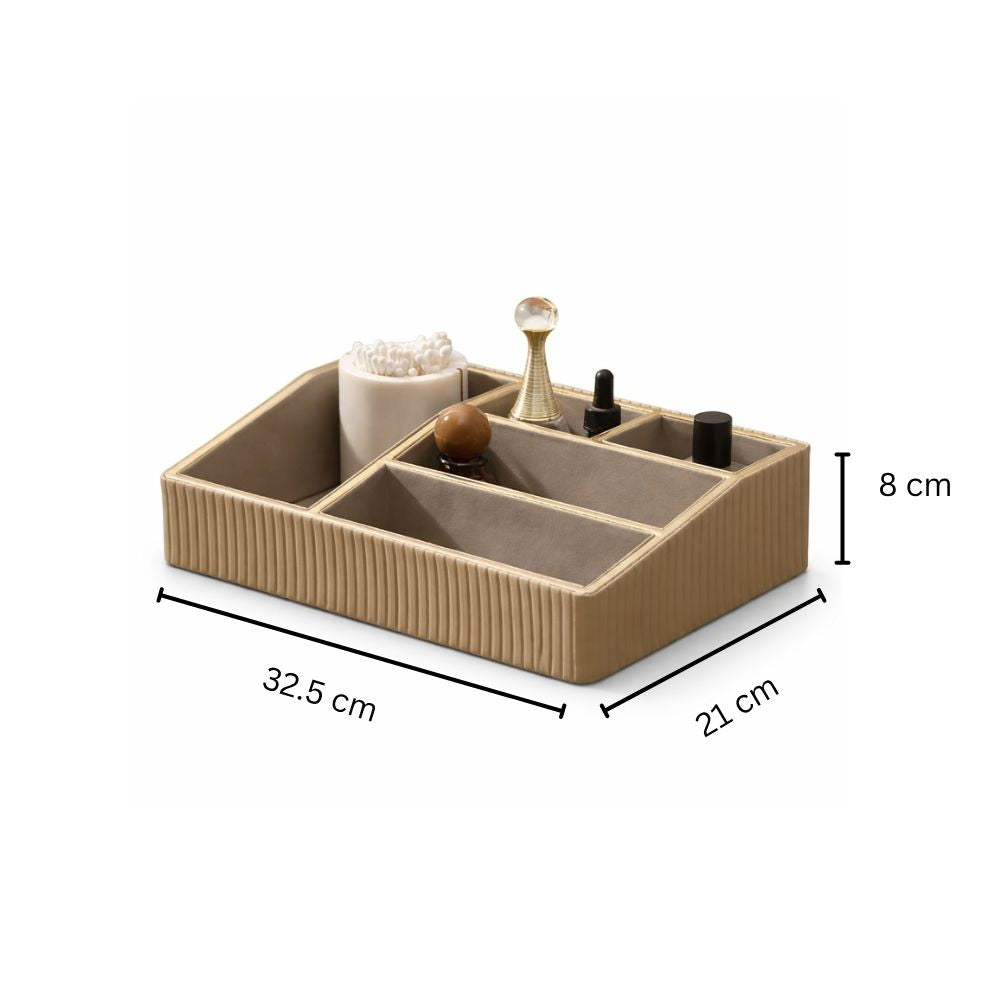 Columns Cosmetics Organiser - Taupe