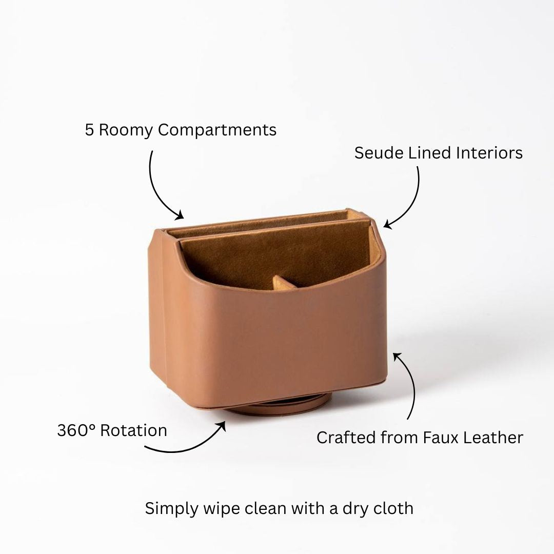 Rotating Remote Holder - Brown