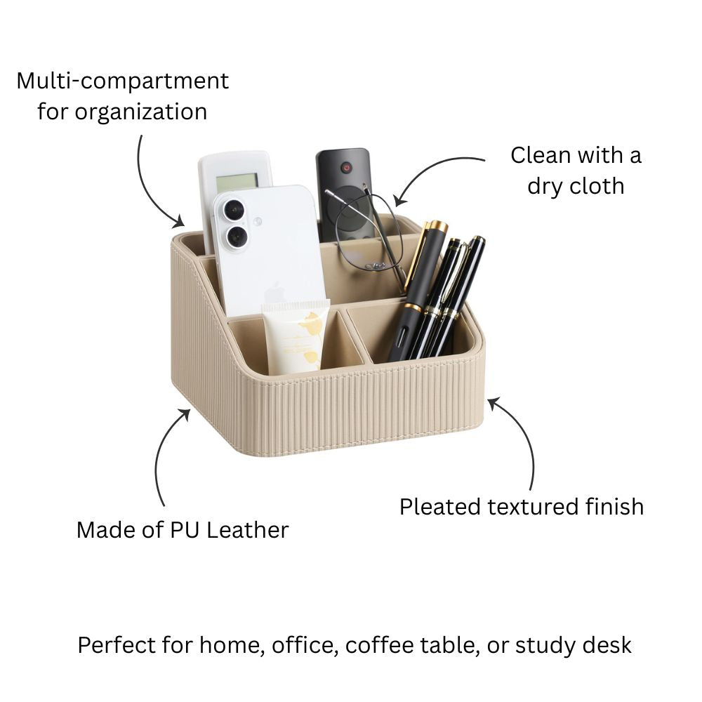 Stripes Multi-compartment Organiser - Greige