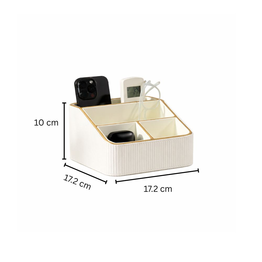 Stripes Multi-compartment Organiser - Ivory