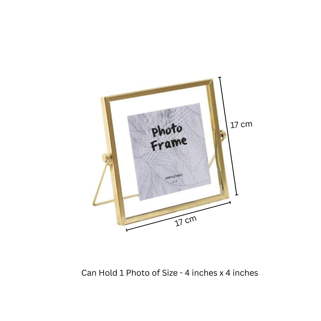 Edge Photo Frame Square - Gold
