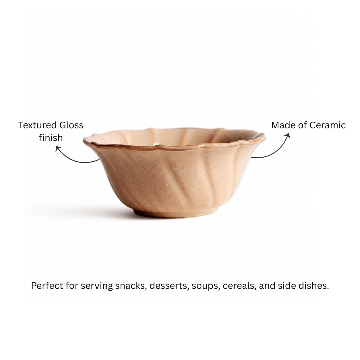 Alcove Medium Bowl - Old Rose