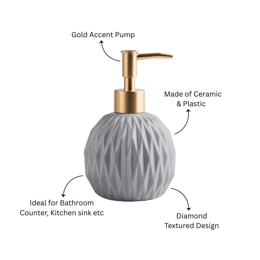 Circ Soap Dispenser - Light Grey