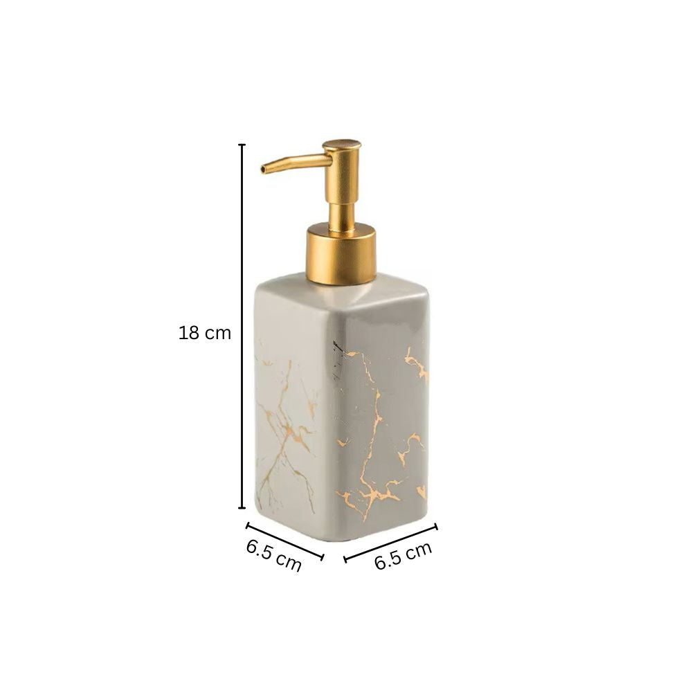 Column Soap Dispenser - Marble Grey