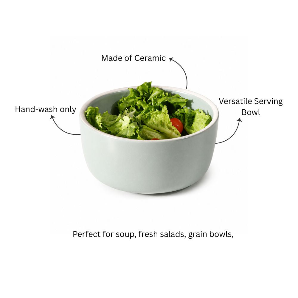 Harbor Serving Bowl - Eucalyptus Grey