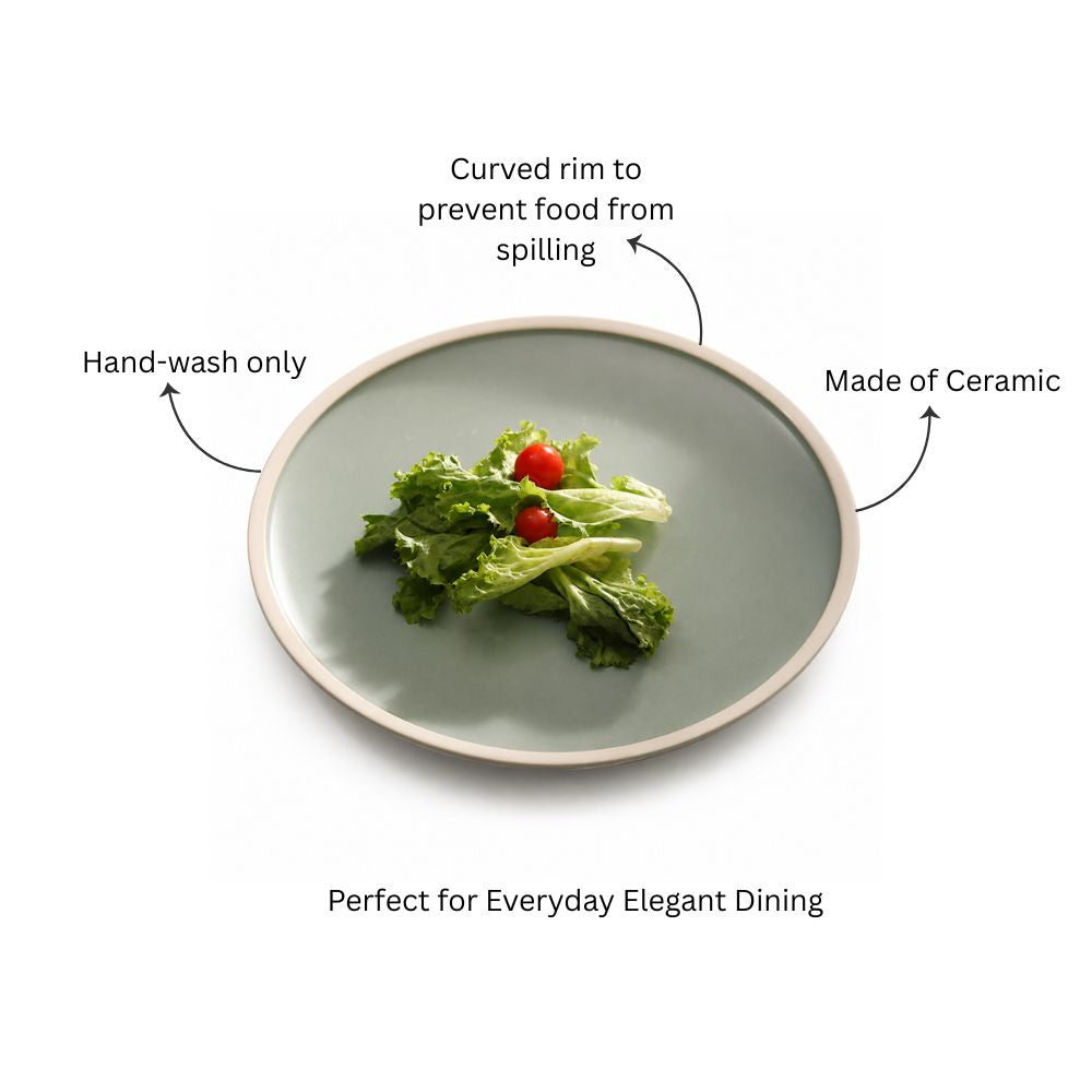 Harbor Dinner Plate - Eucalyptus Grey