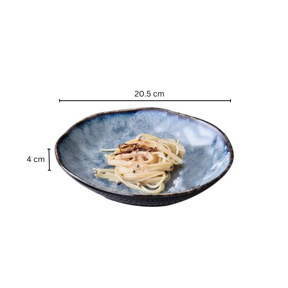 Oasis Medium Plate - Cool Grey