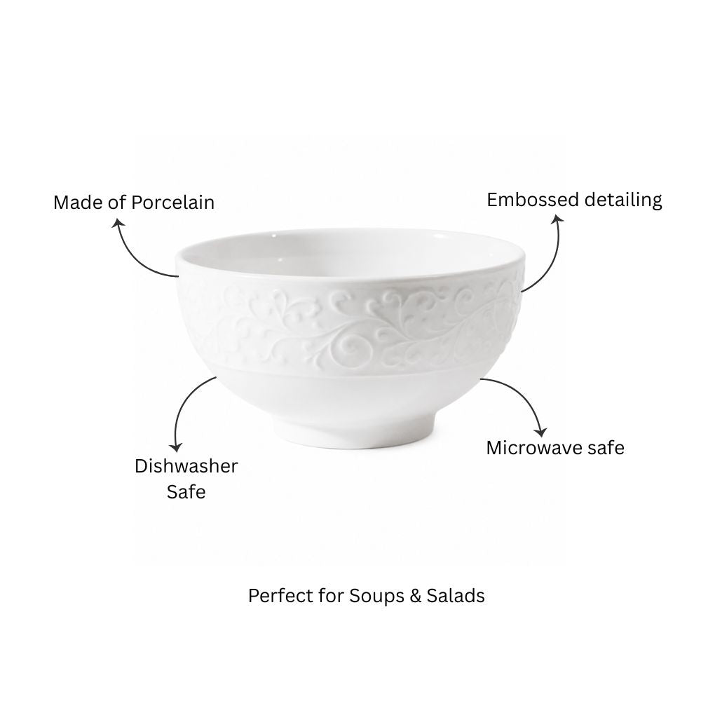 Ivy Medium Bowl - Ivory