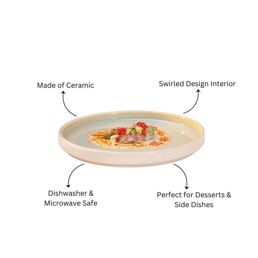 Nava Dessert Plate - Sage