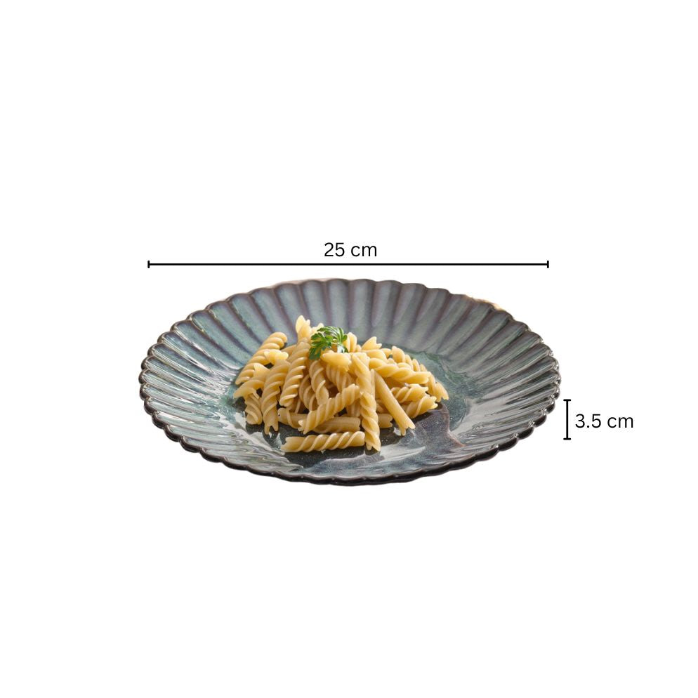 Mara Dinner Plate - Sea Green
