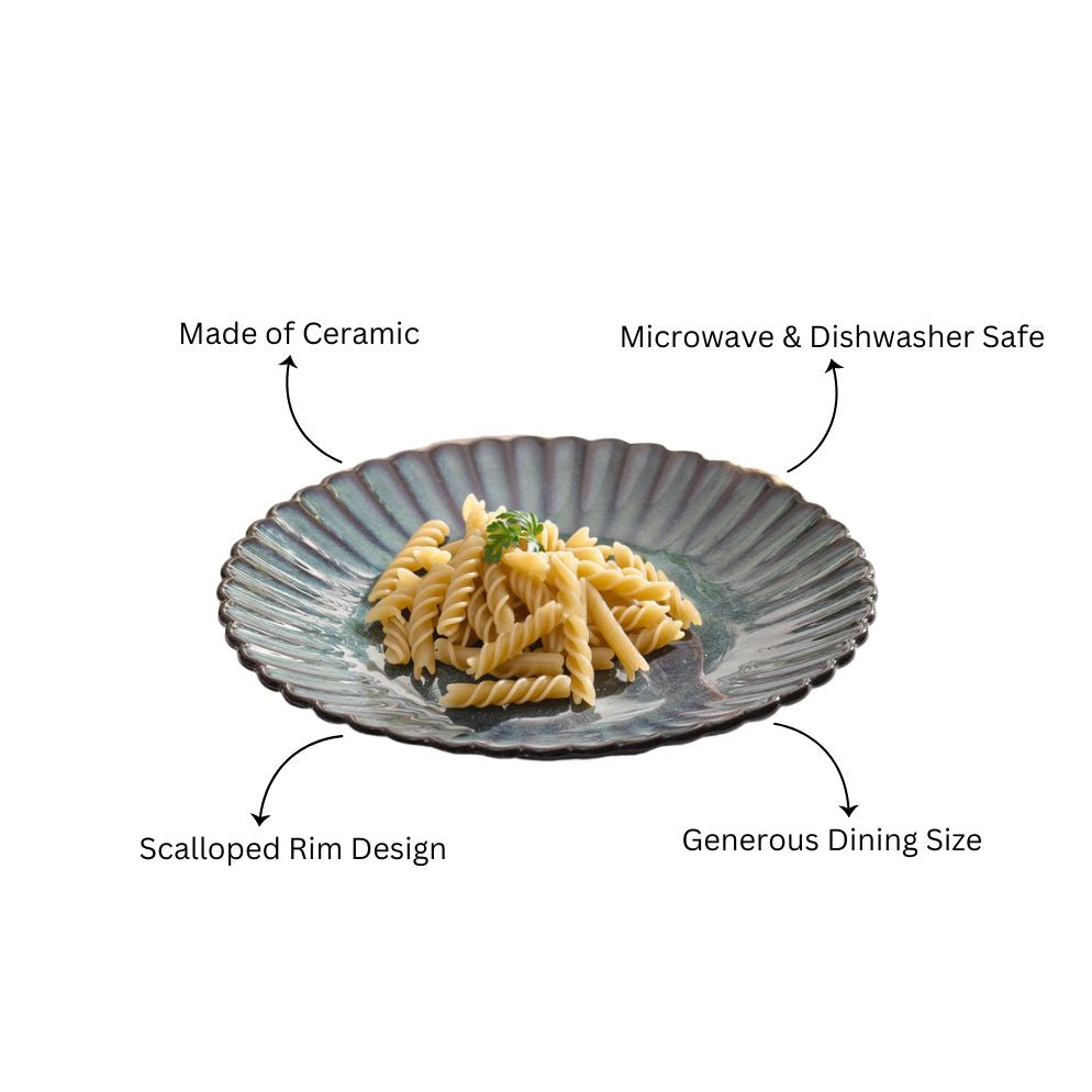 Mara Dinner Plate - Sea Green