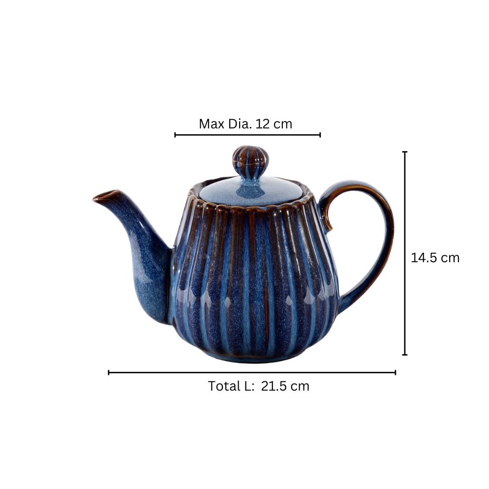 Mara Teapot with Lid 850ml - Deep Blue