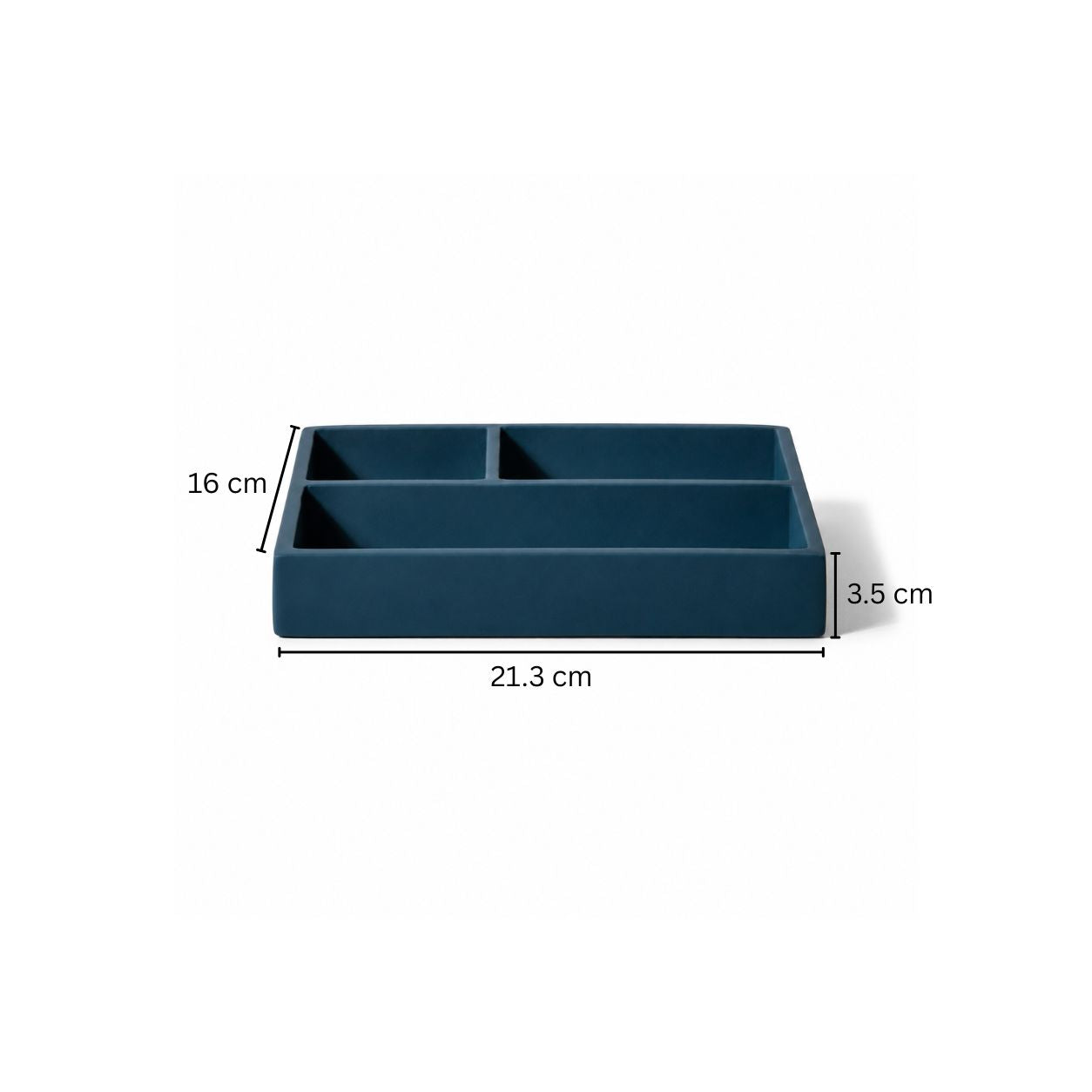 Sectional Desk Tray - Ink Blue
